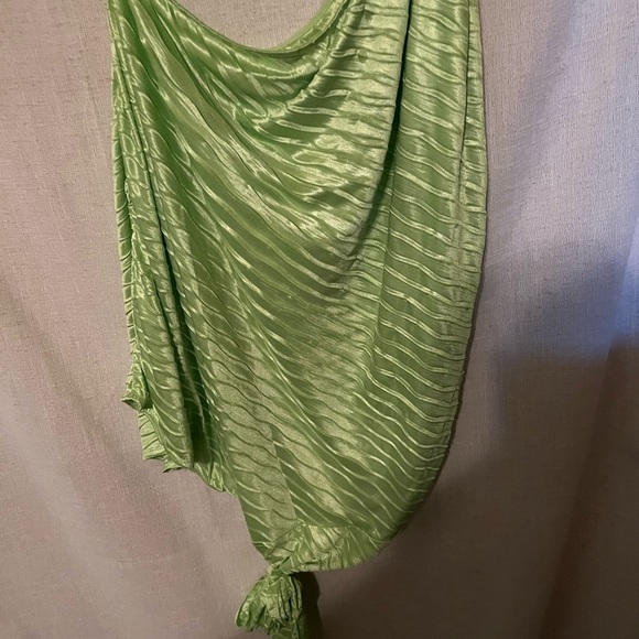 glam One Shoulder Top Size Large - Picture 2 of 7